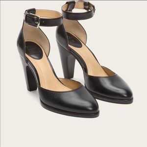 Frye Black leather heels